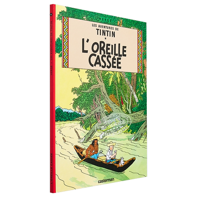 现货 丁丁历险记6 破损的耳朵 法文原版 Les aventures de Tintin Vol 6  L oreille cassee Herge【中商原版】