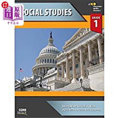 海外直订Core Skills Social Studies Workbook Grade 1 Steck Vaughn核心技能社会研究：1级工作手册