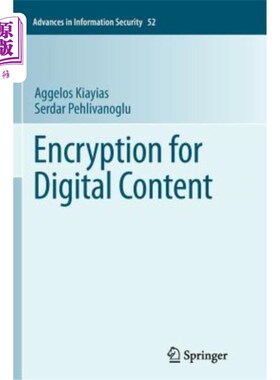 海外直订Encryption for Digital Content 数字内容加密