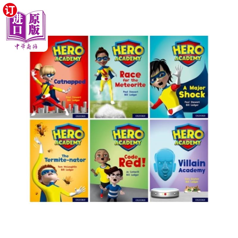 海外直订Hero Academy: Oxford Level 12, Lime+ Book Band: ... 英雄学院:牛津12级,青柠+书乐队:班级包