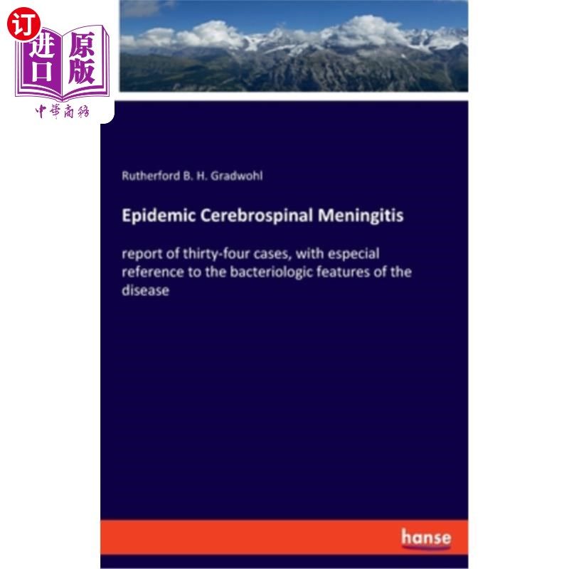 海外直订Epidemic Cerebrospinal Meningitis 流行性脑脊髓膜炎
