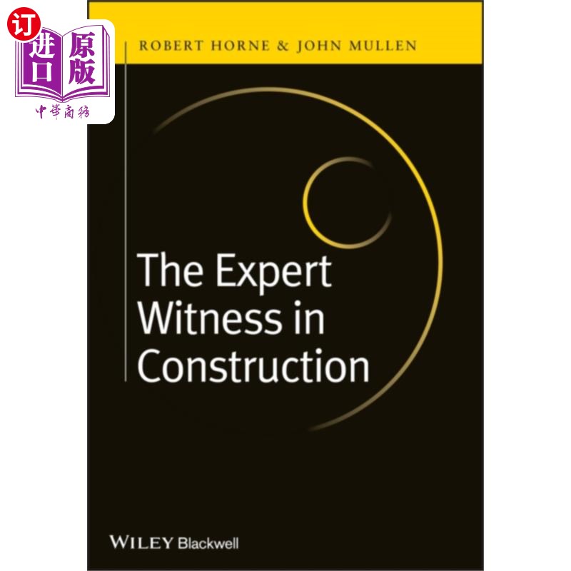 海外直订Expert Witness in Construction 建筑工程专家证人