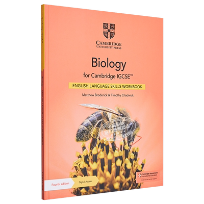 NEW Cambridge IGCSE Biology English Language Skill for Biology Workbook剑桥IGCSE生物英语语言技能练习册【中商原版】