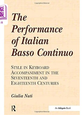 海外直订Performance of Italian Basso Continuo 意大利连续低音的演奏