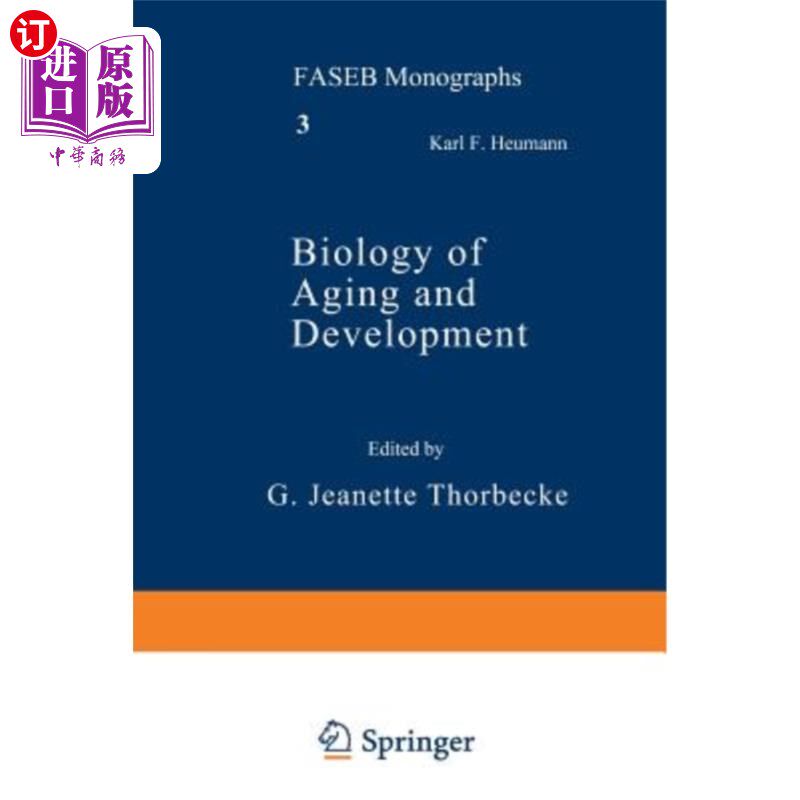 海外直订医药图书Biology of Aging and Development 衰老与发育生物学