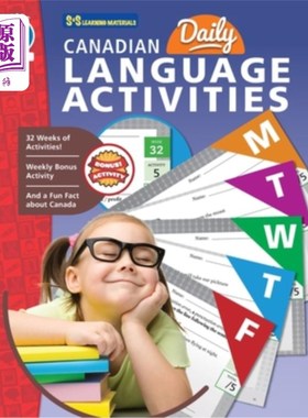 海外直订Canadian Daily Language Activities Grade 4 加拿大四年级日常语言活动