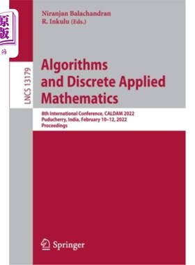 海外直订Algorithms and Discrete Applied Mathematics: 8th International Conference, Calda 算法和离散应用数学:第8届国