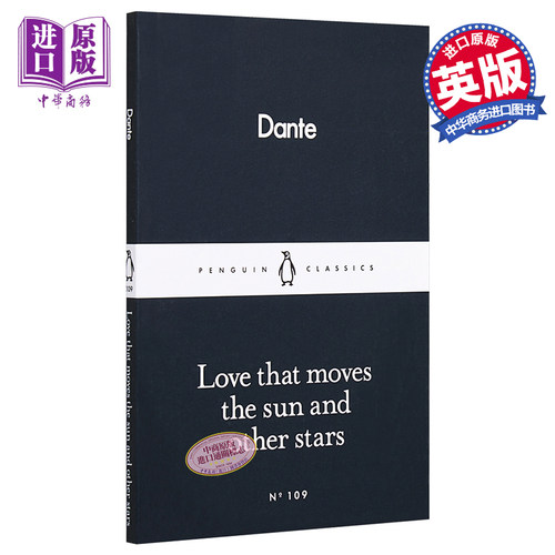 LBS 109 Love That Moves the Sun and Other Stars 英文原版 小黑书 109 但丁 感动太阳和其他星星的爱【中商原版】