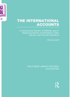 海外直订International Accounts (RLE Accounting) 国际会计(RLE会计)