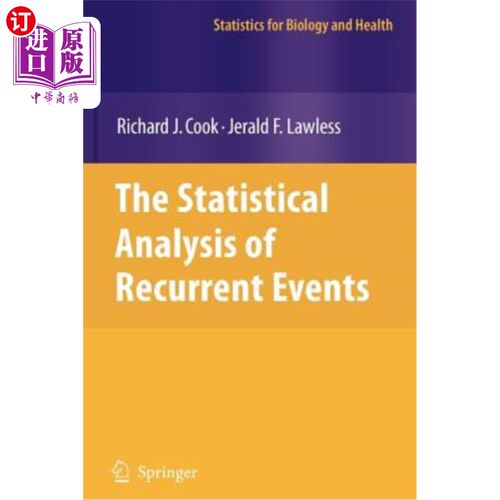 海外直订医药图书The Statistical Analysis of Recurrent Events 复发性事件的统计分析