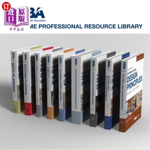 海外直订NKBA Professional Resource Library, 9 Volume Set kba专业资源库