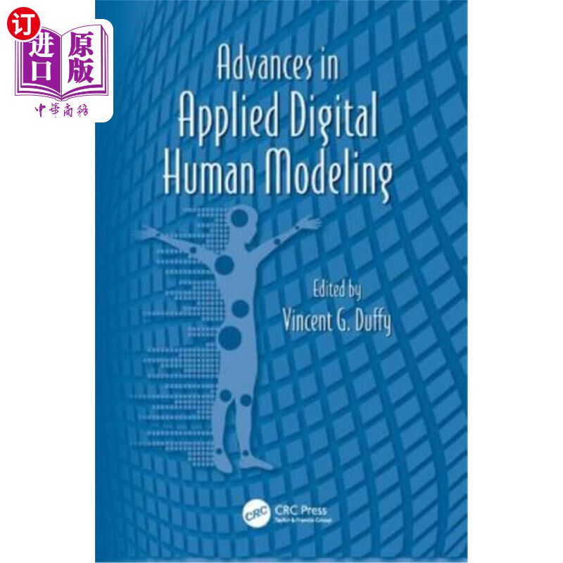 海外直订Advances in Applied Digital Human Modeling 应用数字人体建模研究进展