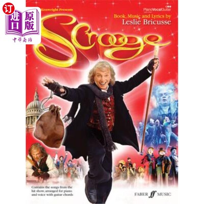海外直订Scrooge the Musical (Vocal Selections) 音乐剧斯克鲁奇(声乐选集)