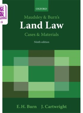 海外直订Maudsley & Burn's Land Law Cases and Materials 莫兹利和伯恩的土地法律案例和材料