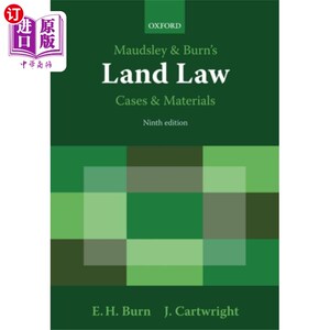 海外直订Maudsley & Burn's Land Law Cases and Materials 莫兹利和伯恩的土地法律案例和材料