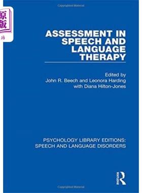 海外直订Assessment in Speech and Language Therapy 言语与语言治疗评估