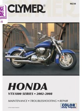 海外直订Clymer Honda VTX1800 Series 2002-2008 Clymer本田VTX1800系列2002-2008