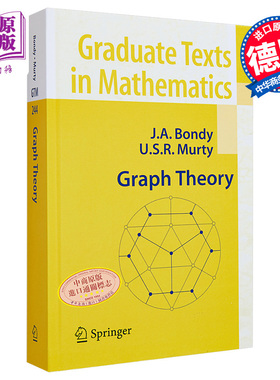 预售 图论 第1版 英文原版 Graph Theory Adrian Bondy  U S R Murty 数学 计算机科学【中商原版】