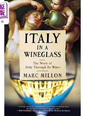 预售 酒杯中的意大利 Italy in a Wineglass 英文原版 Marc Millon 生活休闲 美食 葡萄酒【中商原版】