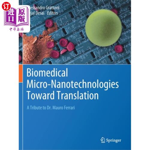 海外直订医药图书Biomedical Micro-Nanotechnologies Toward Transla... 面向翻译的生物医学微纳米技术