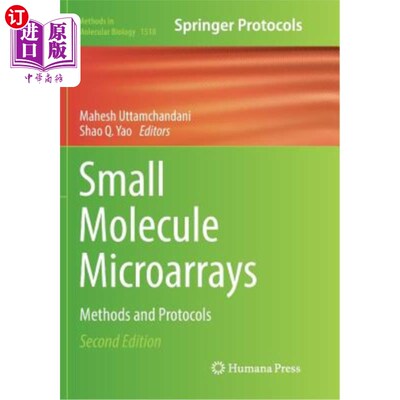 海外直订Small Molecule Microarrays: Methods and Protocols 小分子微阵列：方法和协议