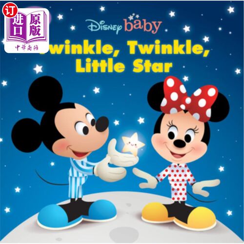 海外直订Disney Baby Twinkle, Twinkle, Little Star 迪斯尼宝宝一闪一闪小星星