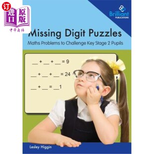 Problems Key Digit Maths 数字谜题 数 海外直订Missing 缺失 Puzzles Stage Challenge 挑战二阶段关键学生 Pupils