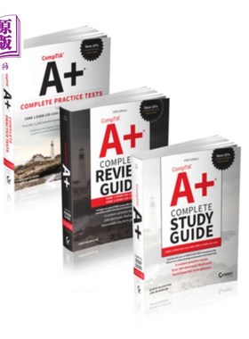 海外直订Comptia A+ Complete Certification Kit: Exam 220-1101 and Exam 220-1102 Comptia A+完整的认证套件:考试