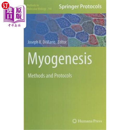 海外直订Myogenesis: Methods and Protocols 肌生成：方法和方案