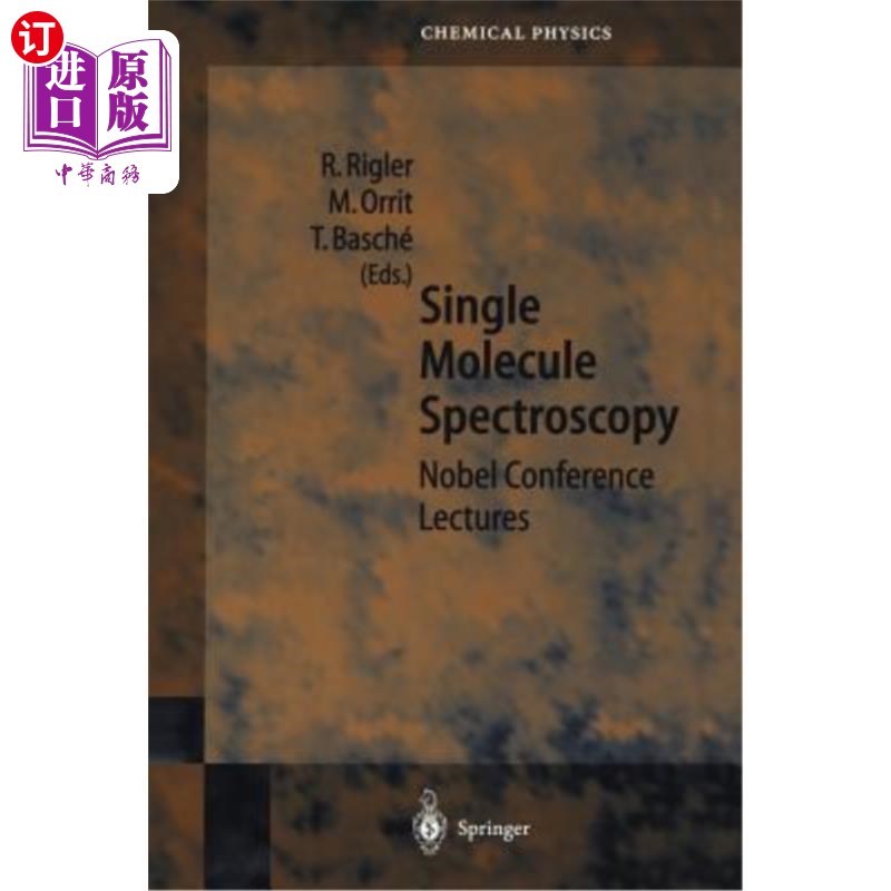 海外直订医药图书Single Molecule Spectroscopy: Nobel Conference Lectures 单分子光谱学:诺贝尔大会演讲