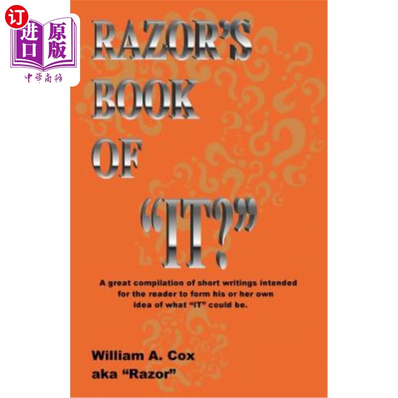 海外直订Razor's Book of It? 剃须刀的书？