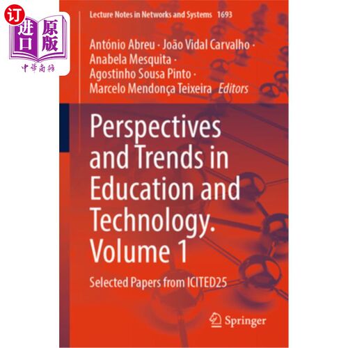 海外直订Perspectives and Trends in Education and Technology. Volume 1: Selected Papers f 教育和技术的前景和趋势。卷