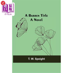 Barren 一个贫瘠 Title; Novel 标题;一本小说 海外直订A