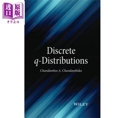 现货 离散Q分布 Discrete q-Distributions 英文原版 Charalambos Charalambides【中商原版】Wiley
