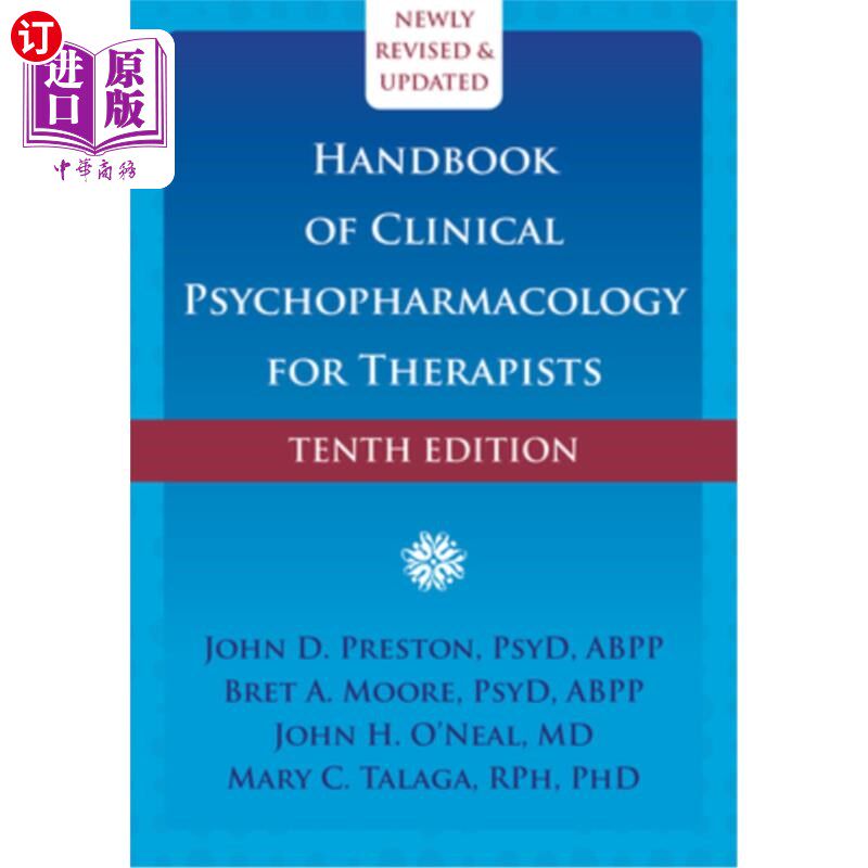 海外直订医药图书Handbook of Clinical Psychopharmacology for Therapists 临床精神药理学治疗师手册