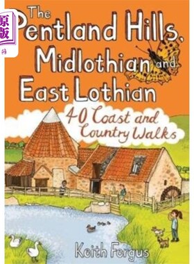 海外直订Pentland Hills, Midlothian and East Lothian 彭特兰山，中洛锡安和东洛锡安