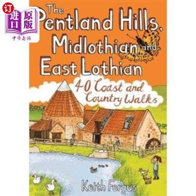 海外直订Pentland Hills, Midlothian and East Lothian 彭特兰山，中洛锡安和东洛锡安