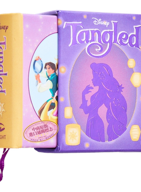 迪士尼长发公主 迷你小书 魔发奇缘 英文原版 Disney Tangled Tiny Book Insight Editions【中商原版】