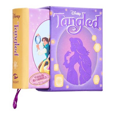 迪士尼长发公主 迷你小书 魔发奇缘 英文原版 Disney Tangled Tiny Book Insight Editions【中商原版】