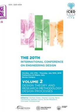 海外直订Proceedings of the 20th International Conference on Engineering Design (ICED 15) 第20届国际工程设计会议论文