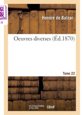 海外直订法语 Oeuvres Complètes. Tome XX-XXIII. Oeuvres Diverses. Tome 22. Parties 5-6 Oeuvres Complèt