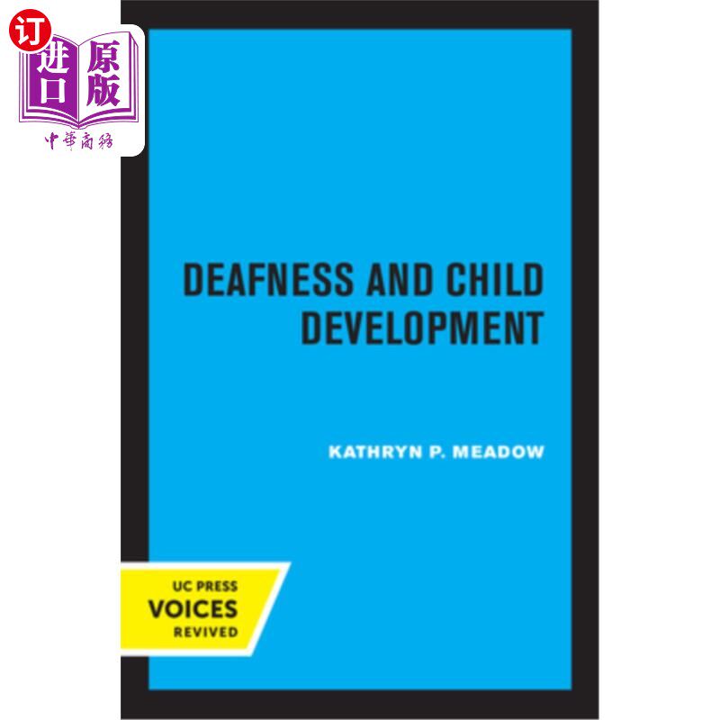 海外直订Deafness and Child Development 耳聋与儿童发展