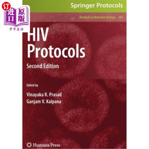 海外直订医药图书HIV Protocols: Second Edition 艾滋病协议:第二版