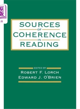 海外直订Sources of Coherence in Reading 阅读连贯性的来源