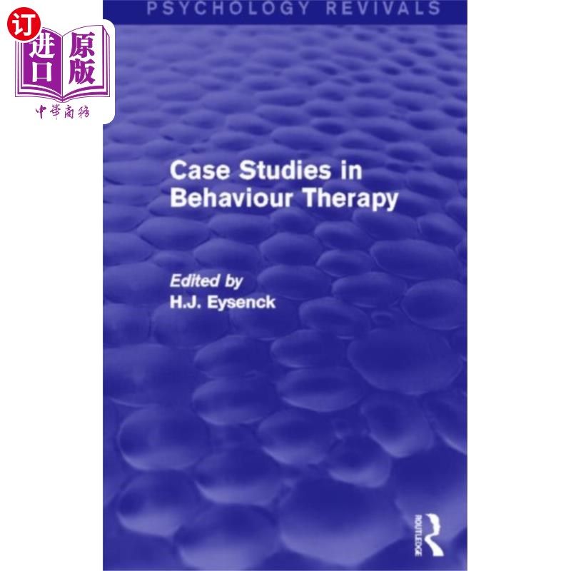 海外直订医药图书Case Studies in Behaviour Therapy 行为治疗个案研究