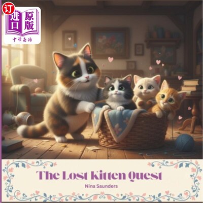 海外直订The Lost Kitten Quest: mother cat and kittens story preschool read aloud bedtime 走失小猫探索：猫妈妈和小猫