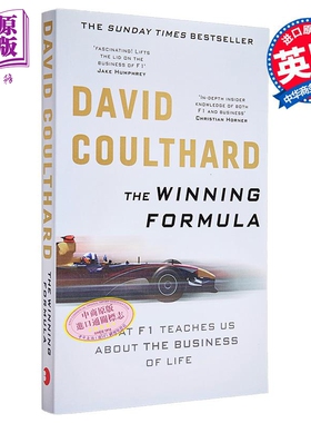 预售 制胜法宝 F1的领导力 战略和动力 The Winning Formula The F1 Way 英文原版 David Coulthard 赛车【中商原版】