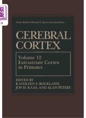 海外直订医药图书Cerebral Cortex: Volume 12: Extrastriate Cortex in Primates 大脑皮层:第12卷:灵长类动物的纹外皮层