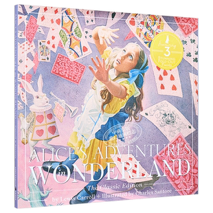 Charles Santore:Alice's Adventures in Wonderland 爱丽丝梦游仙境(插画版) 英文原版小初文学 精品 儿童经典【中商原版】
