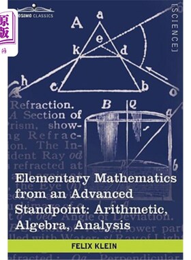 海外直订Elementary Mathematics from an Advanced Standpoint: Arithmetic, Algebra, Analysi 从高级角度看初等数学：算术